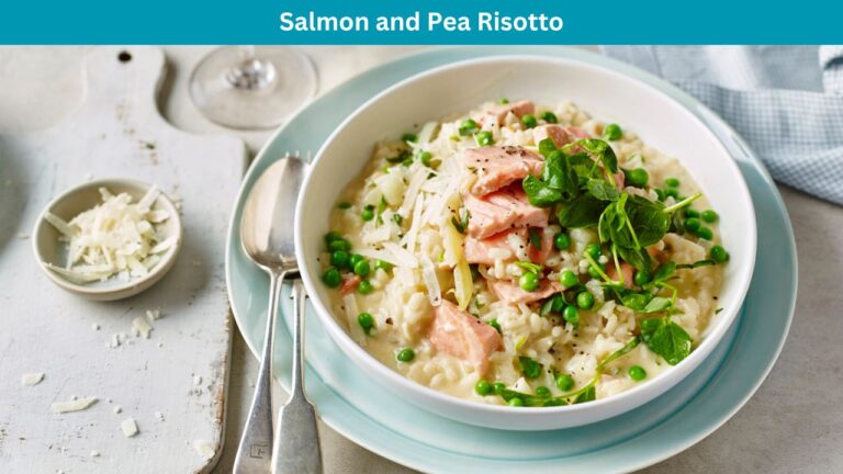 From Sea to Plate: Salmon and Pea Risotto