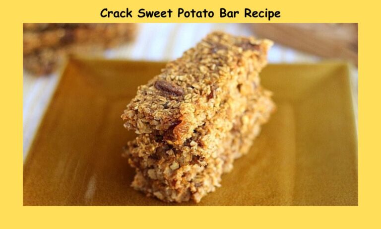 Easy Crack Sweet Potato Bar Recipe